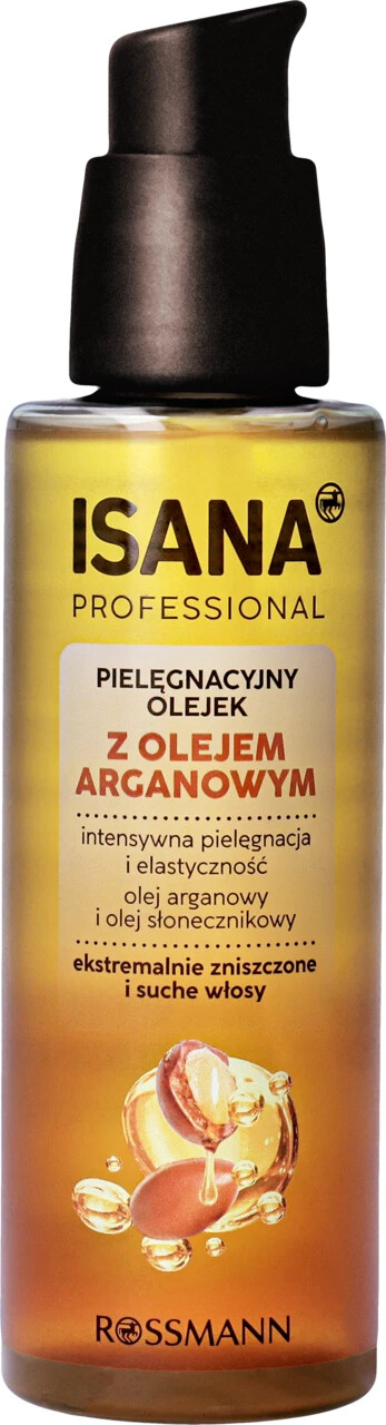 Isana Professional Argan Oil & Sunflower Oil Smoothing Shine Serum Vegan 100ml