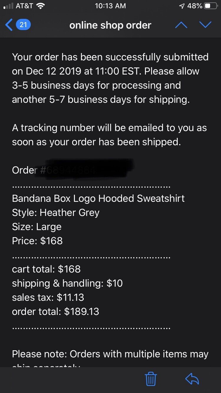 Supreme Bandana Box Logo Hooded Sweatshirt Heather Grey