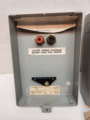 I.T.E. E11EPB Start/Stop Pushbutton Magnetic Controller Starter Enclosure NOS - Picture 5 of 10