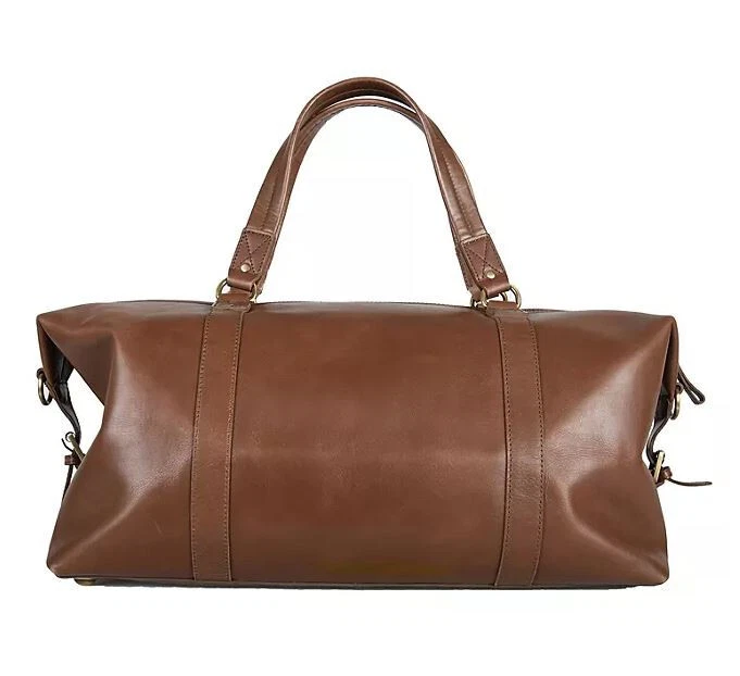 Genuine leather duffel clearance bag