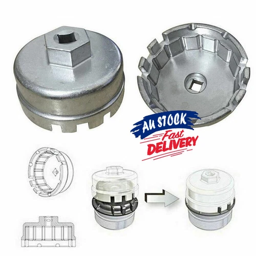 For TOYOTA RAV4 Lexus Camry Corolla Oil Filter Wrench Cap Housing Tool Remover;