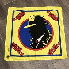 Vintage Made in USA 90s Dick Tracy Movie Yellow Bandana