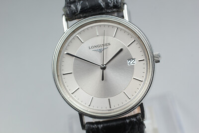 [NEAR MINT] Longines Grande Classique L4.720.4 Silver Dial Date Qz Men's Watch
