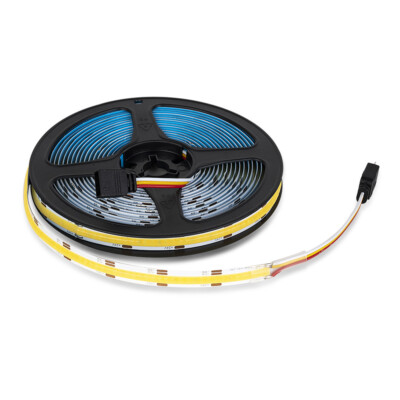 12V 24V COB LED Streifen 1m 2m 3m 4m 5m Weiß Warmweiß RGB RGBCW RGB+CCT Stripe