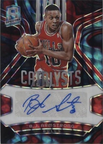 2023-24 Panini Noir Reigning Nights Signatures B.J. Armstrong AUTO