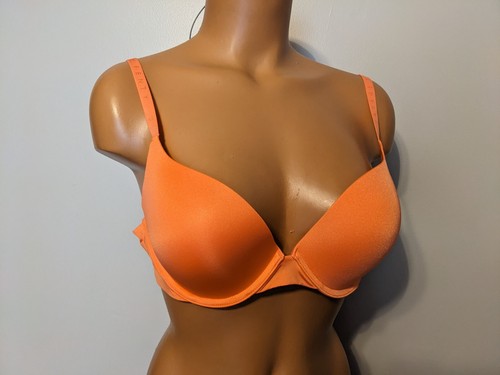 Savage X Fenty Microfiber Push-up Underwire T-Shirt Bra. 11391, Orange, 40DD - Picture 5 of 9