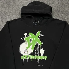 D Generation X WWE Sweatshirt Men XL Black Wrestling Hoodie Vintage Heavy DX