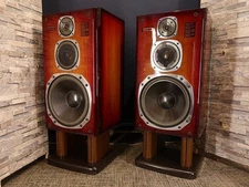 Onkyo Monitor 2000X 3-Way Speakers Pair Serviced Excellent Condition Working