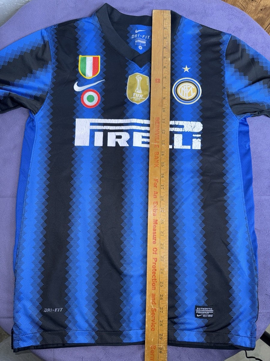正規10-11 NIKE インテルミラノ M SNEIJDER#10 Inter Milan 2010-11 Home Soccer Jersey SNEIJDER #10 Nike