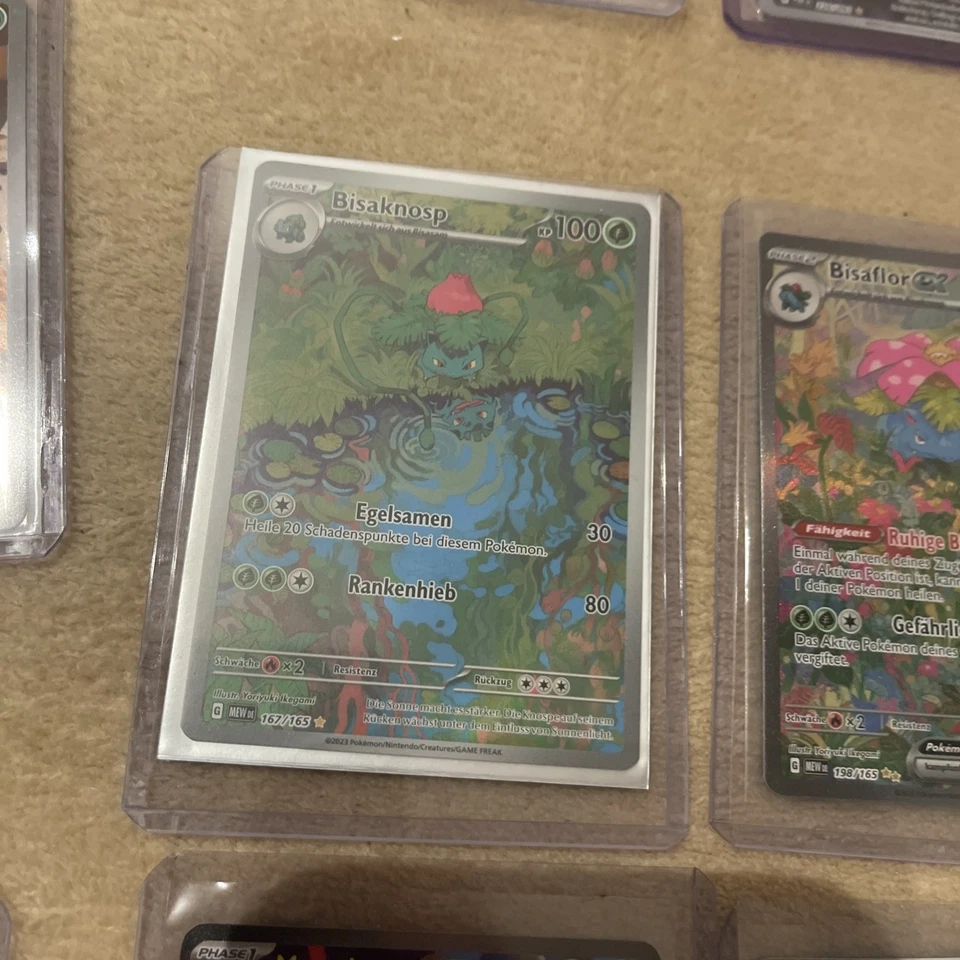 Pokemon Sammlung Deutsch Inkl Bisaflor Ex 198/165 151, 31 Karten, SIR,SR,AR - Bild 3 von 4