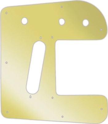 WD Custom Pickguard For Rogue RLS-1 Lap Steel Guitar #10GD Gold Mirror