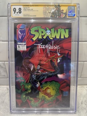 Spawn 1🔥CGC 9.8🔥SS 1992🔥Image🔥Signed Todd McFarlane🔥SS