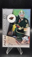 2024-25 Upper Deck Sp Game Used - New Grooves Jesper Wallstedt #NG-8 (RC)