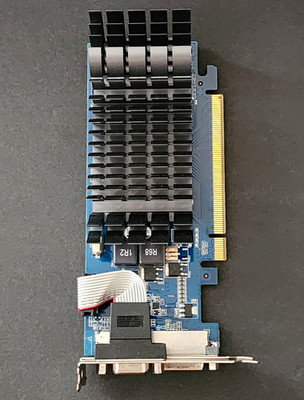 ASUS NVIDIA GeForce 210 1GB DDR3 PCIe x16 Low Profile SFF HDMI DVI VGA