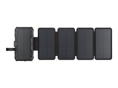 SANDBERG Solar PowerBank Kabelloses Ladepad / Solar-Powerbank 5-Panel 10000 mAh
