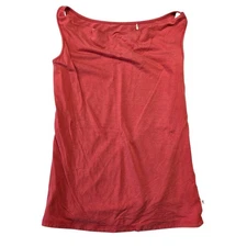 Toad & Co Womens Red Sleeveless Tank Top XS Made in Turkey Casual Basic Preppy