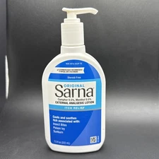 Sarna Original Anti Itch Lotion Itch Relief Old Formula 7.5 fl oz