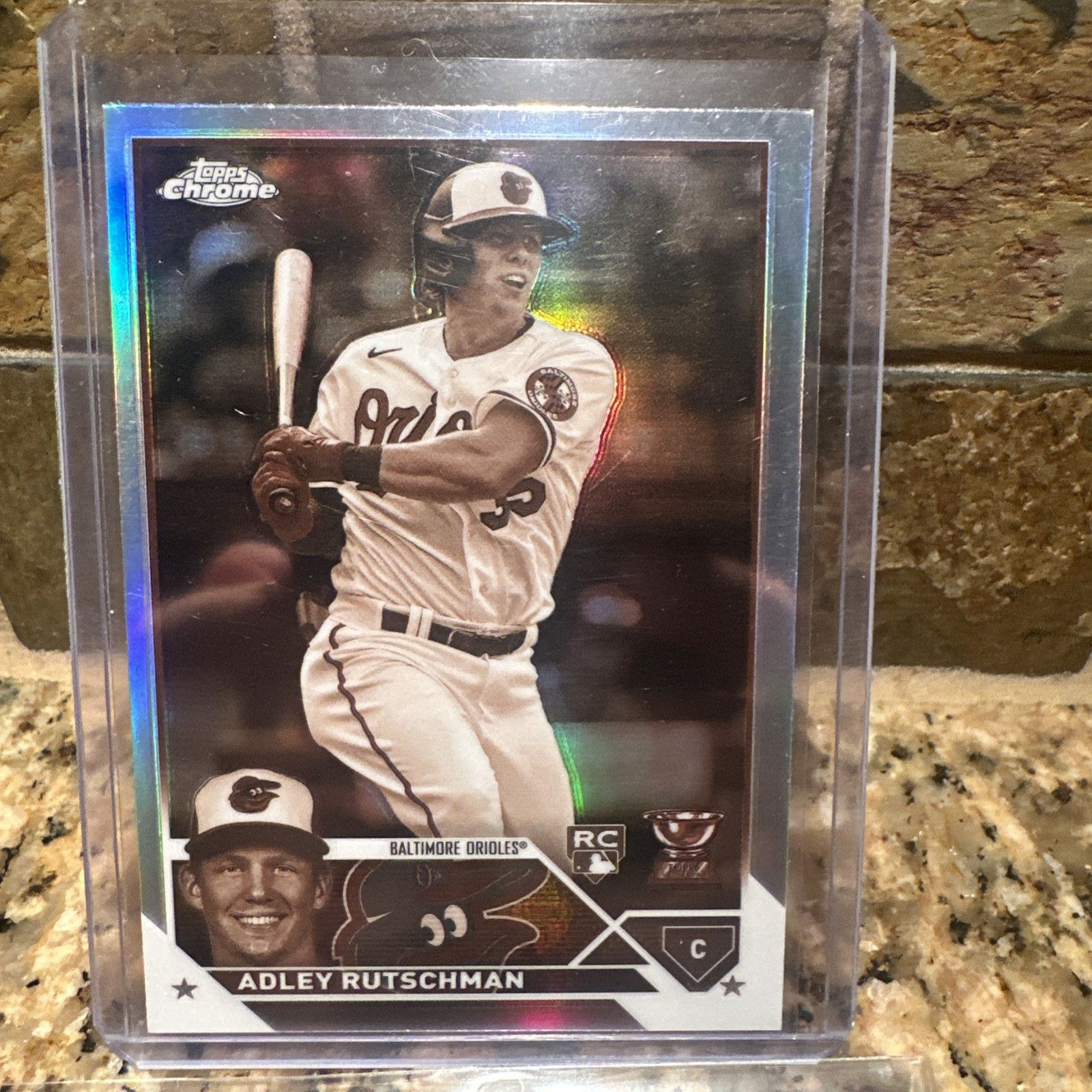 2023 Topps Chrome - Adley Rutschman #1 Sepia Refractor (RC)