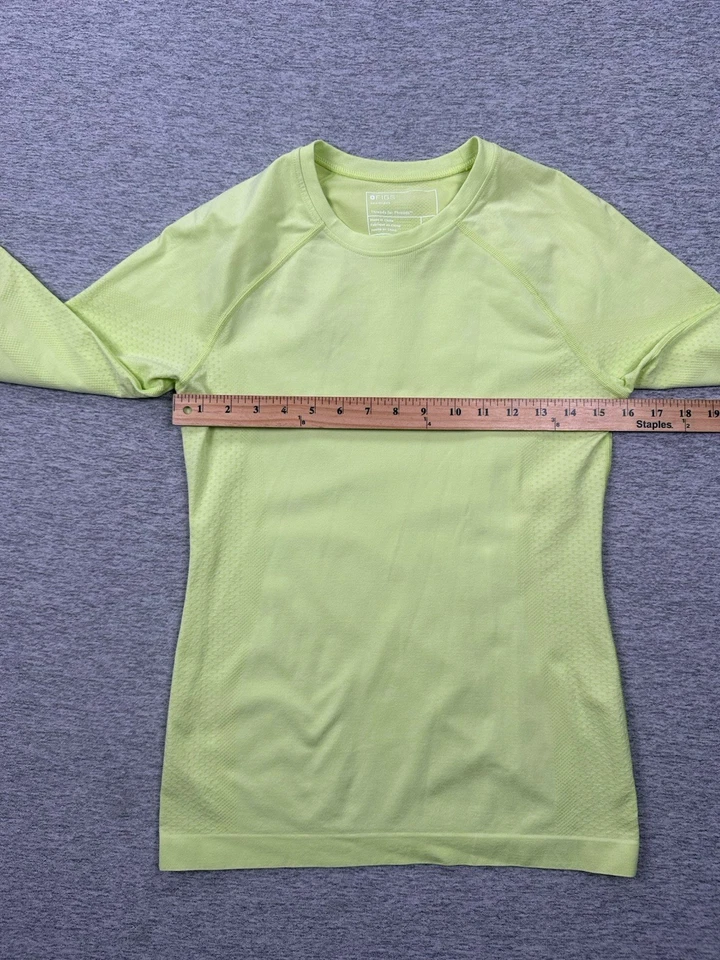 Figs Seamless Shirt Womens Medium Long Sleeve Salta Underscrub Medical Nurse - Image 3 of 4