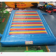 Inflatable Jumping Trampoline Mat Outdoor Bounce Pad Kids  adults