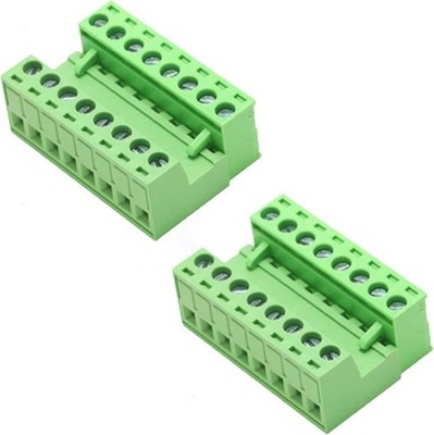 2 Set 8 Pin 300V 8A KF2EDGK 3.5mm Pitch Screw Terminal Block Pluggable