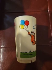 Vintage 1978 Jim Davis Garfield Deka Plastics Cup Tumbler Balloons 10oz. USA 