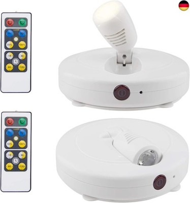 HONWELL Spot Lampe LED Wireless Deckenstrahler mit Fernbedienung Puck Licht