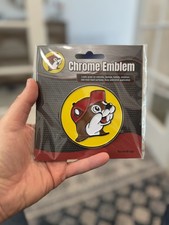Buc-ees Logo Chrome Emblem New