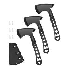 VEVOR Throwing Axes and Tomahawks 3Pack Axe Throwing Hatchet Set Stainless Steel