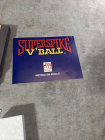 Super Spike V'Ball Nintendo Entertainment  System NES Complete CIB Manual Insert