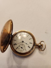 1911 Elgin 295 15J 6S Pocket Watch 25Y Gold Filled Hunter Working