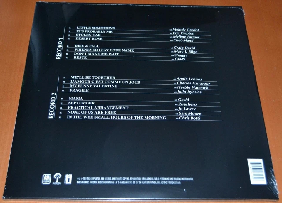 Sting - Duets - Sealed 2021 Double Vinyl LP - Includes Signed Art Card - Image 3 of 4