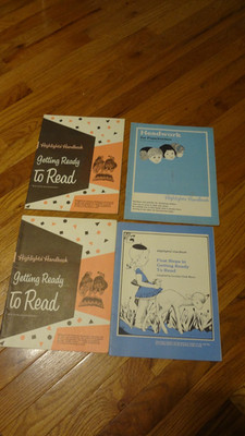 Vintage Highlights Lot of 4 Handbook Getting Ready To Read First Steps Headwork