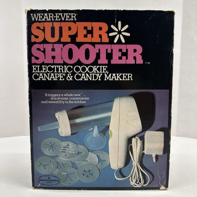 Vintage Wear-Ever Super Shooter Electric Cookie Canape Candy Maker 70001 TESTED