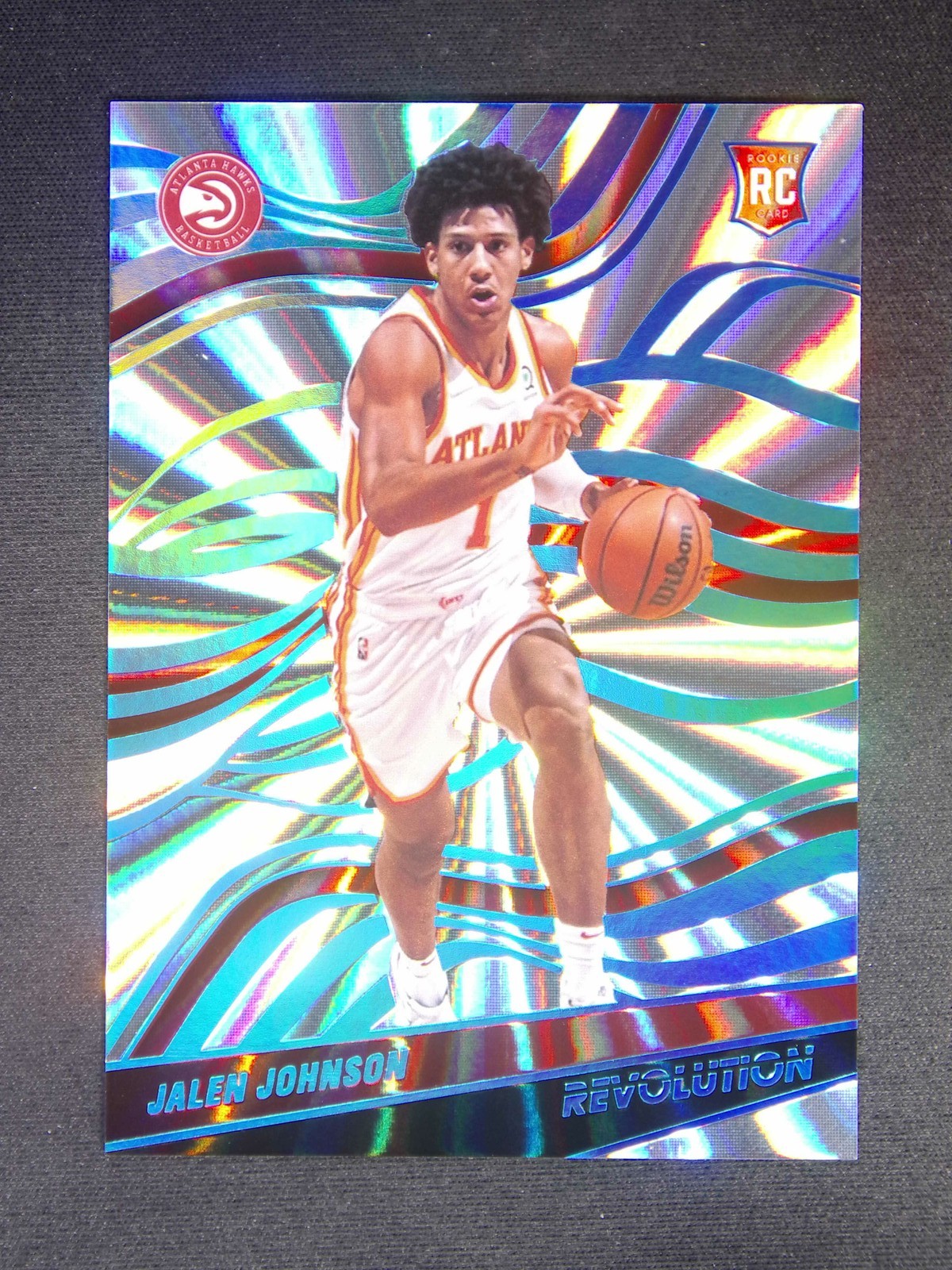 2021-22 Panini Revolution Jalen Johnson #103 RC Rookie Sunburst /60