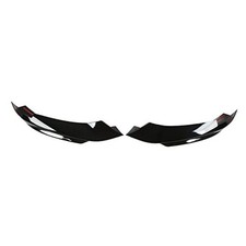Front Bumper Diffuser 2 Pcs, Glossy Black Left Right Lip Spoiler Splitter 4