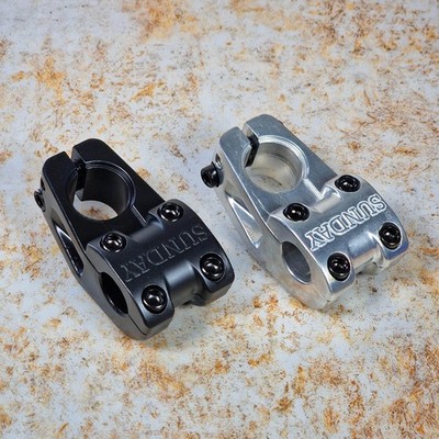 Sunday Freeze Top Load BMX Stem 48mm Black Polished or White | eBay