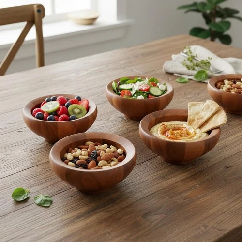 Nambé Yaro Salad Bowls - Thumbnail 5