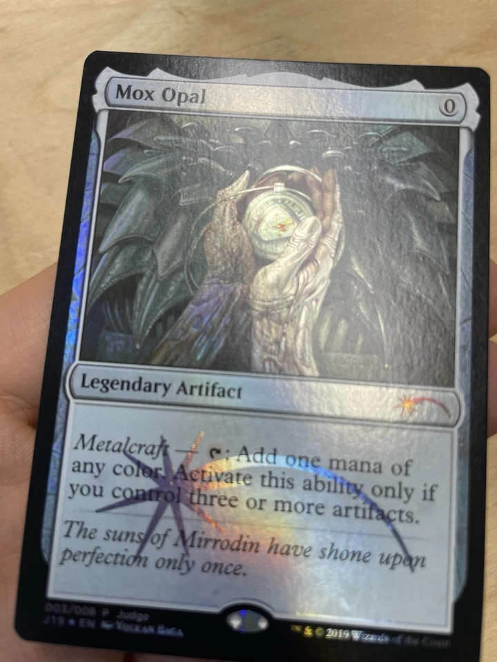 Magic The Gathering MTG Foil Judge Promo Mox Opal NM/MINT - Image 4 of 4