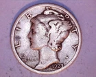 1923 Mercury Head Silver Dime   **110-6A