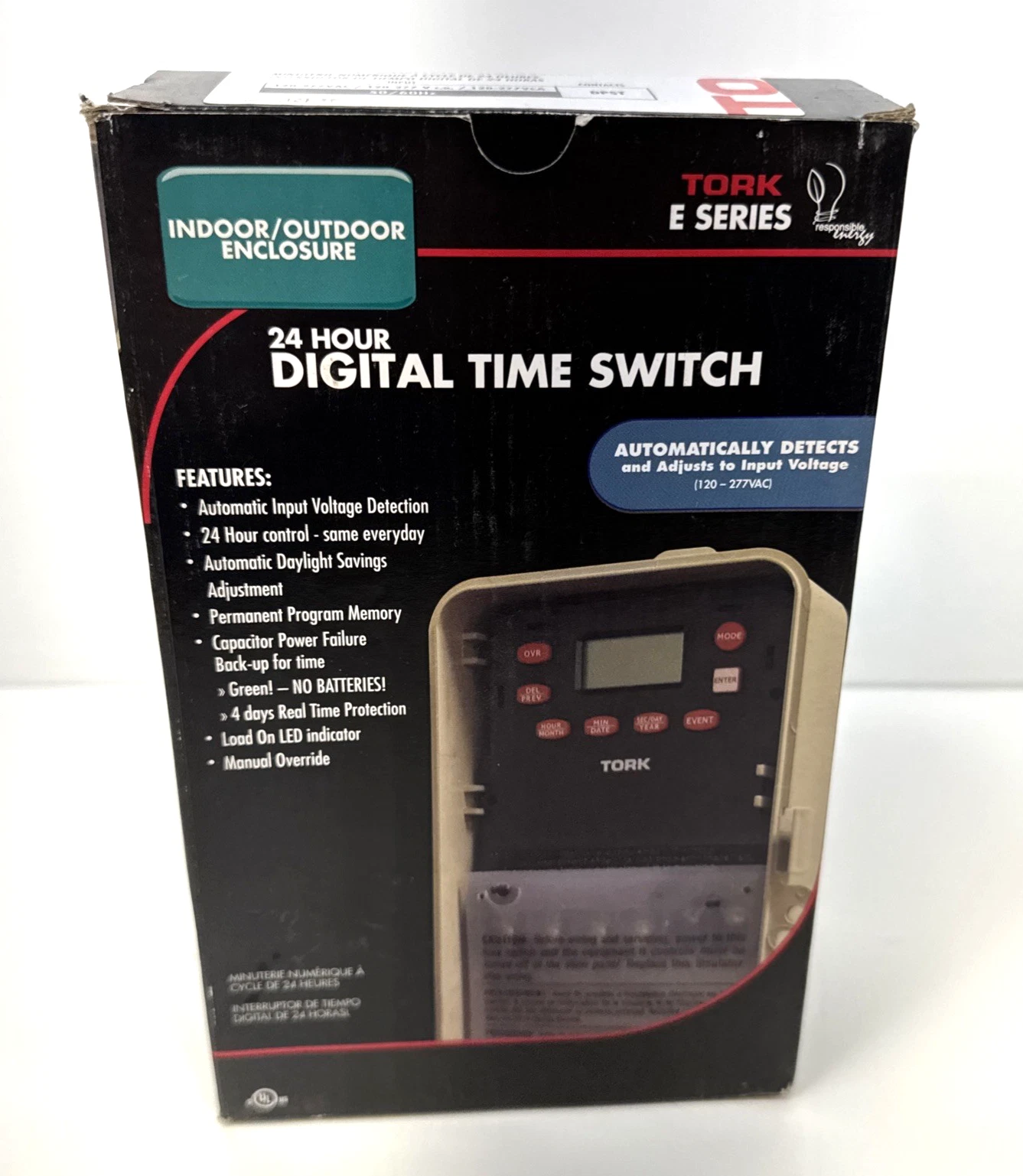 Nsi Tork E103b Electronic Timer, 24 Hr, Dpst New (Open Box)
