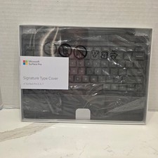 Microsoft Surface Pro Signature Type Cover Black Alcantara Model 1725 FFQ-00141