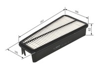 Luftfilter Bosch F 026 400 302 Filtereinsatz FüR Cruiser Toyota Prado Land Fj