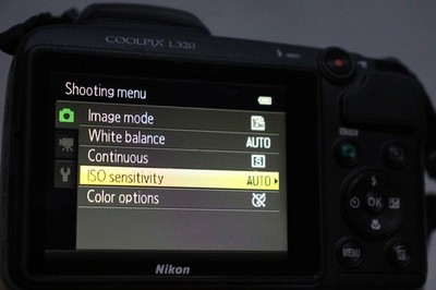 Nikon COOLPIX L320 16.1MP Digital Camera Black 26X Optical Zoom | eBay