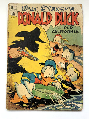 Dell FOUR COLOR (1951) #328 Walt Disney's DONALD DUCK Carl Banks Cover GD (2.0)