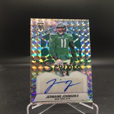Jermaine Johnson II 2024 Panini Mosaic Scripts SC-JJ2 New York Jets