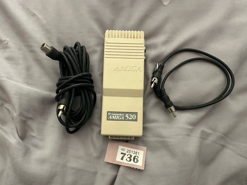 Amiga 500/plus Modulator  With Rf Lead And Audio Lead Tested Working