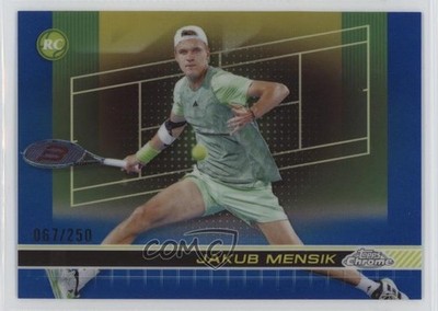 2024 Topps Chrome Blue Refractor 67/250 Jakub Mensik #193 Rookie RC 1l2