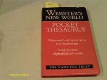 Websters New World Pocket Thesaurus von Larid | Buch | Zustand gut