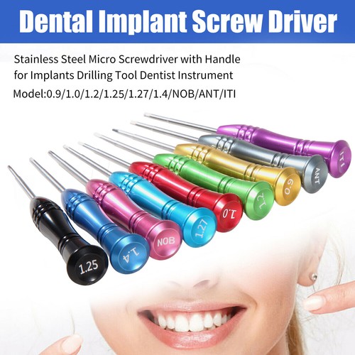 Kit protesi impianto universale dentale chiave dinamometrica cacciaviti set rimozione - Foto 35 di 46